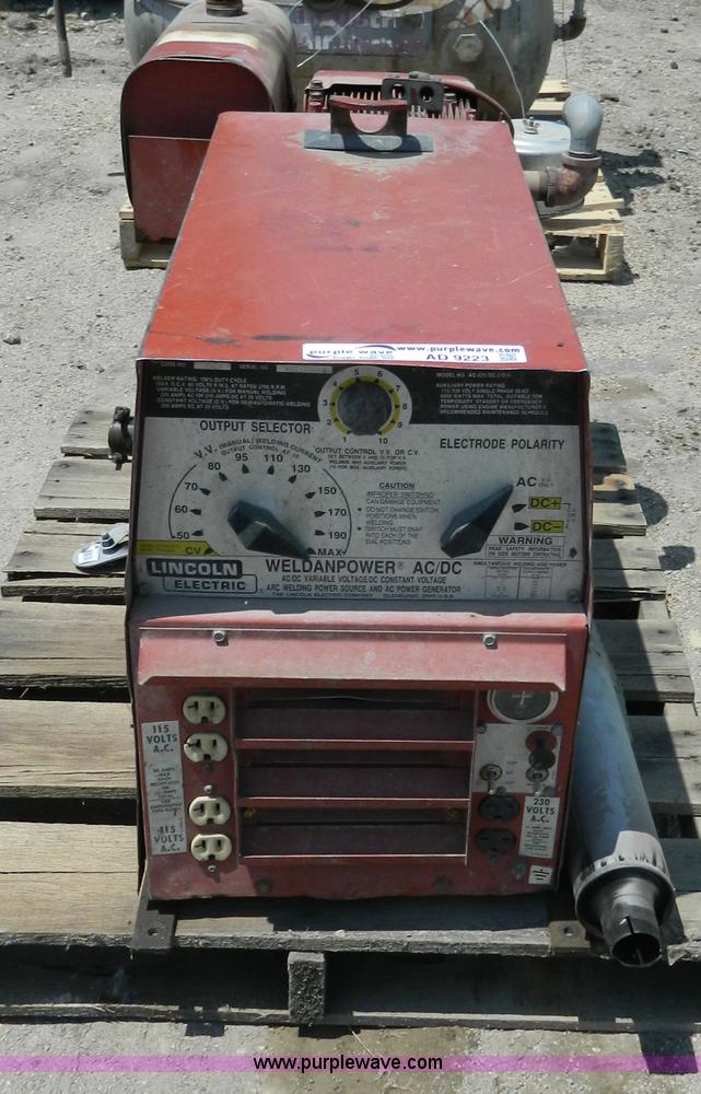image for item AD9223 Lincoln Weldan power AC/DC welder