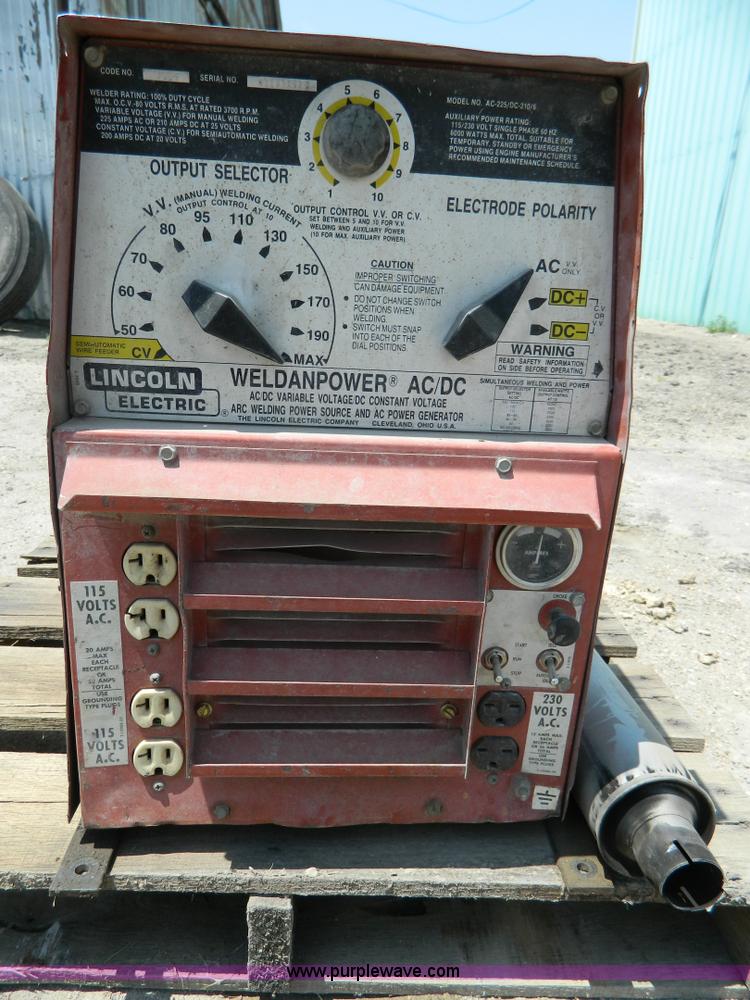 image for item AD9223 Lincoln Weldan power AC/DC welder