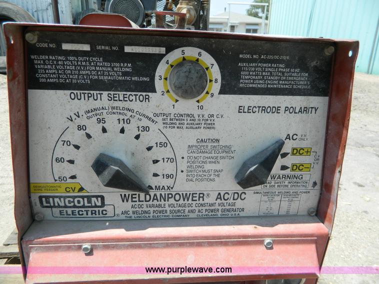image for item AD9223 Lincoln Weldan power AC/DC welder