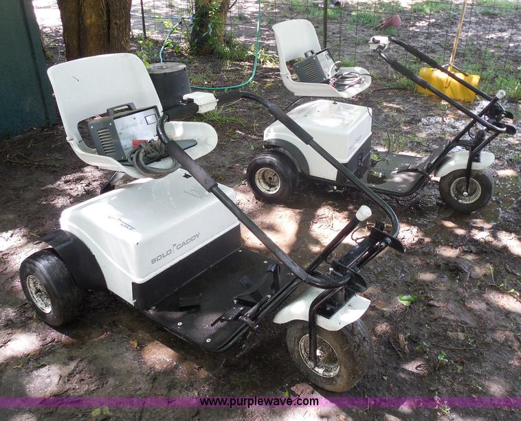 image for item AL9746 (2) Solo Caddy golf carts