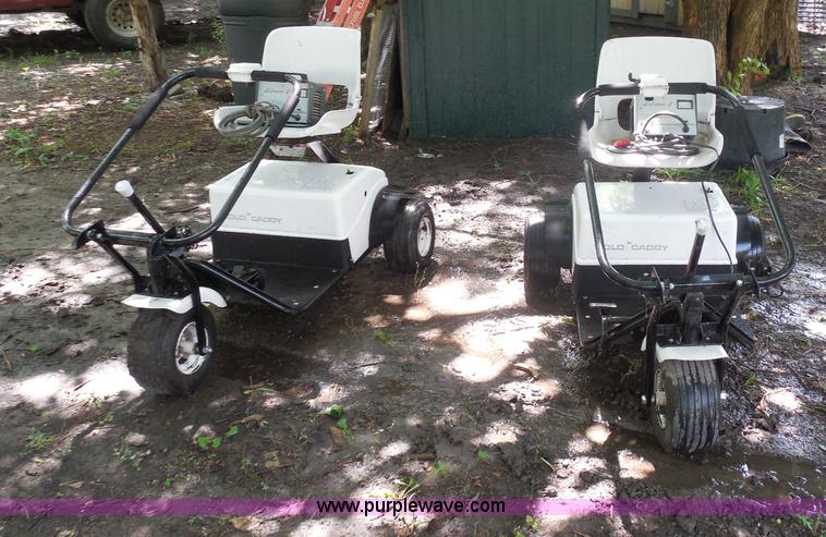 image for item AL9746 (2) Solo Caddy golf carts