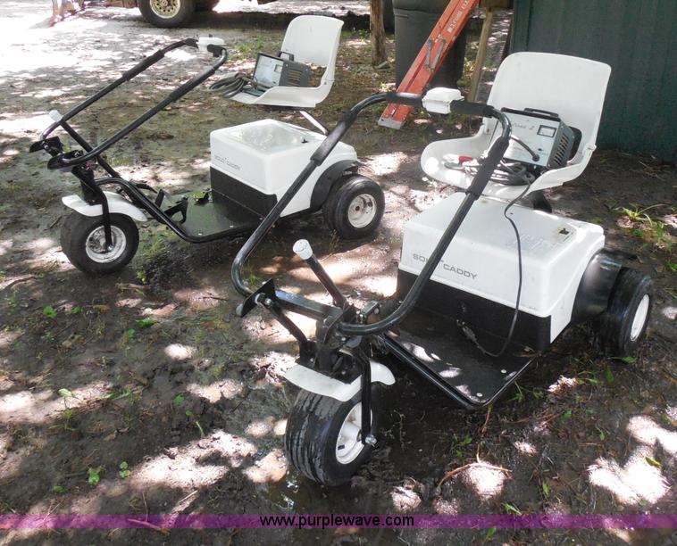image for item AL9746 (2) Solo Caddy golf carts