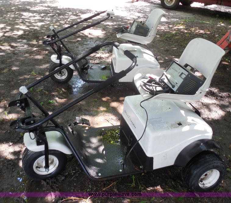 image for item AL9746 (2) Solo Caddy golf carts