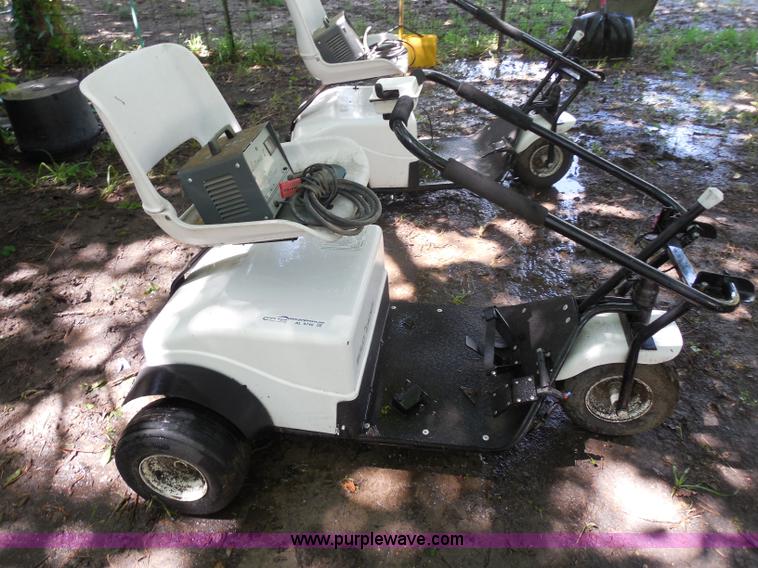 image for item AL9746 (2) Solo Caddy golf carts