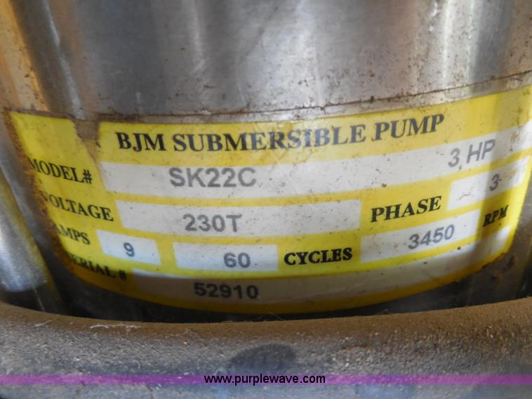image for item AL9749 BJM submersible pump