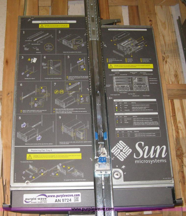 image for item AN9724 Sun Sunfire V480 rack mount server