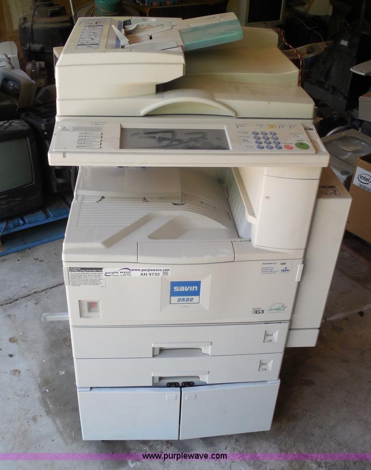 image for item AN9732 Savin 2522 copy machine