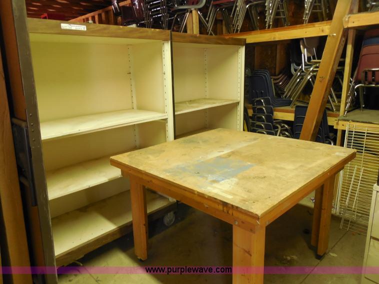 image for item AN9735 Shop cabinets and table