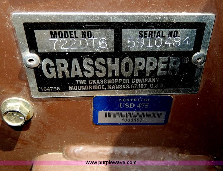 image for item AS9451 Grasshopper 722DT6 ZTR lawn mower