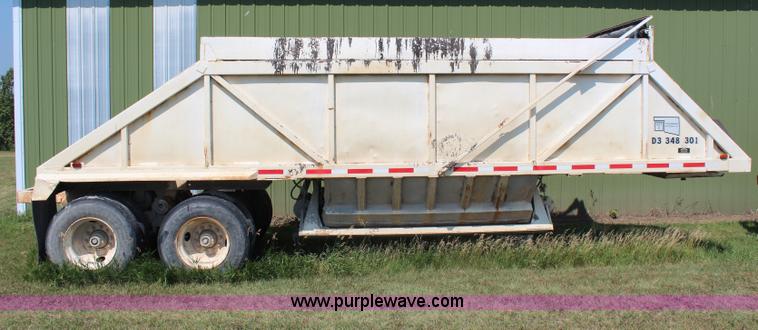image for item G5294 1984 Ranch 27' belly dump trailer