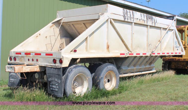 image for item G5294 1984 Ranch 27' belly dump trailer