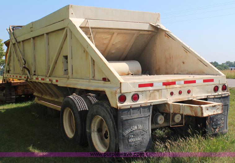 image for item G5294 1984 Ranch 27' belly dump trailer