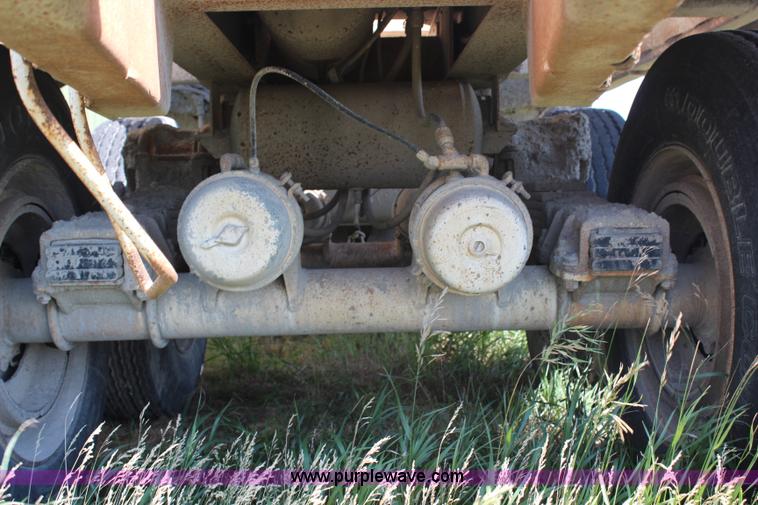 image for item G5294 1984 Ranch 27' belly dump trailer