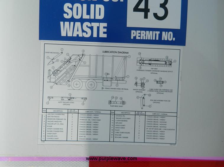 image for item G7901 2008 Peterbilt 335 refuse truck