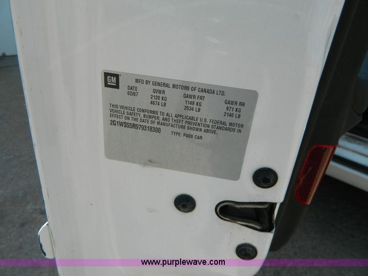 image for item G7903 2007 Chevrolet Impala Police