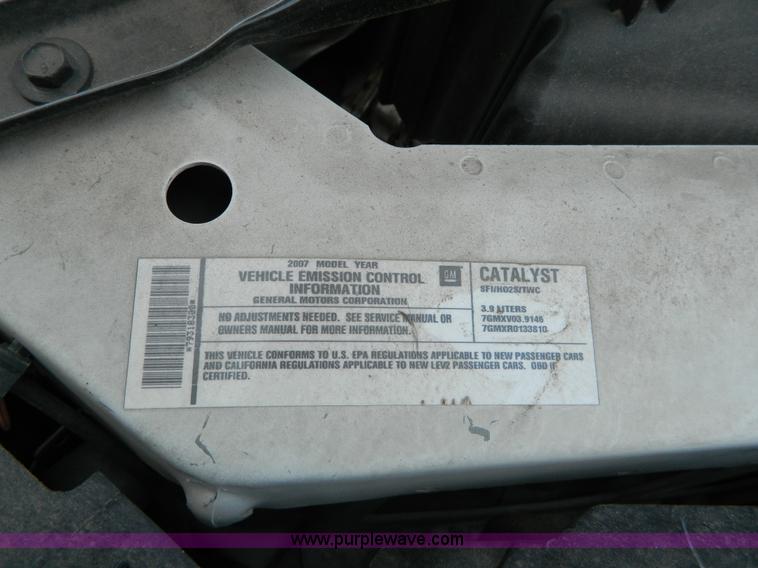 image for item G7903 2007 Chevrolet Impala Police