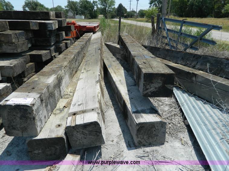 image for item G7938 (7) 12" x 12" x 20' support beams