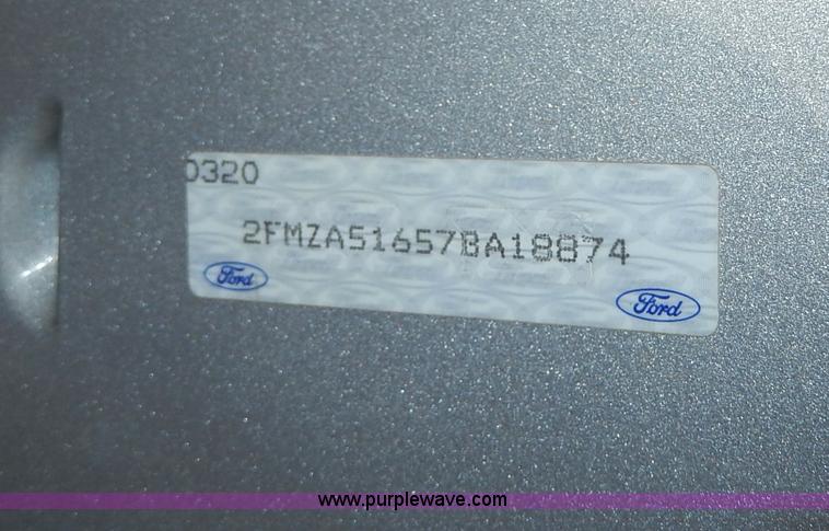 image for item H3025 2007 Ford Freestar SE van