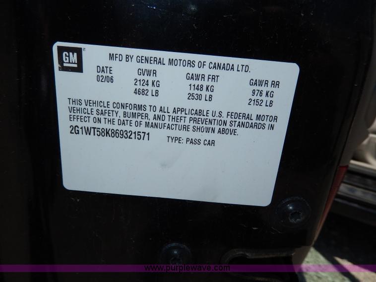 image for item H3041 2006 Chevrolet Impala