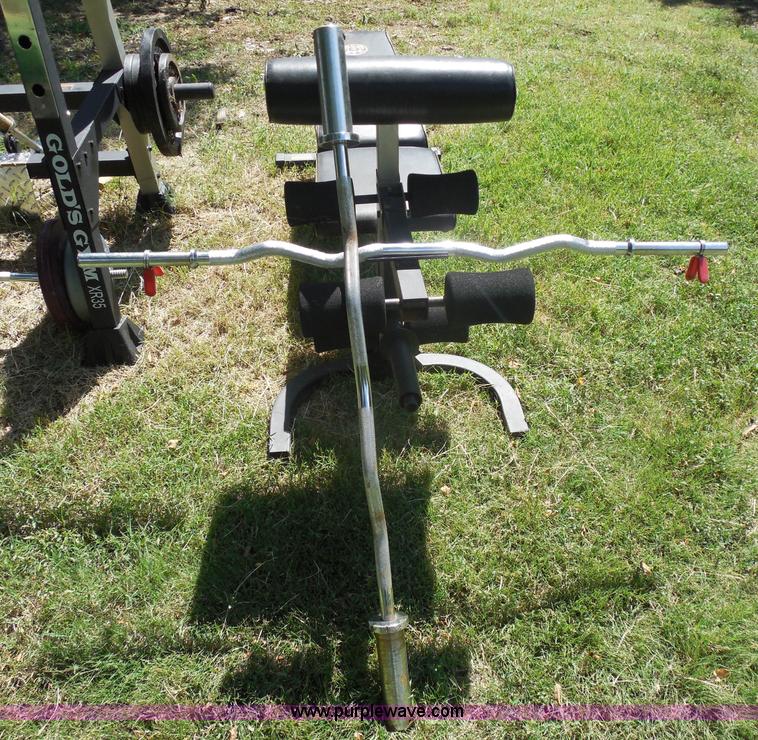 image for item H9957 Gold's Gym weight station with bench