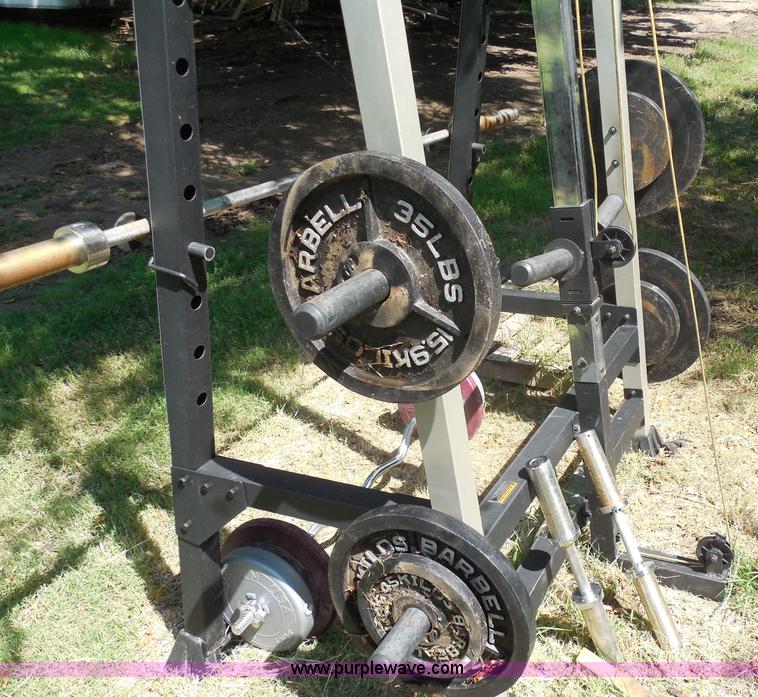 image for item H9957 Gold's Gym weight station with bench