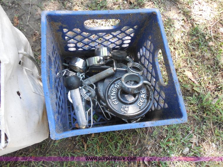 image for item H9957 Gold's Gym weight station with bench