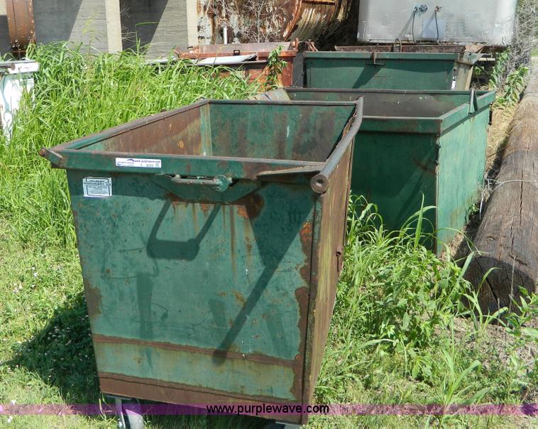 image for item Y9022 (18) assorted metal dumpsters