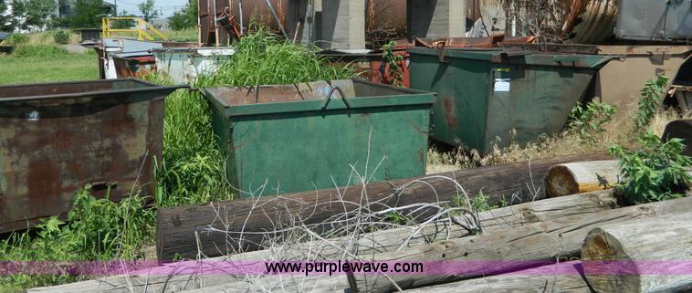 image for item Y9022 (18) assorted metal dumpsters