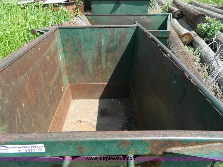 image for item Y9022 (18) assorted metal dumpsters