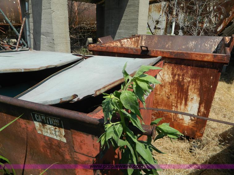 image for item Y9022 (18) assorted metal dumpsters