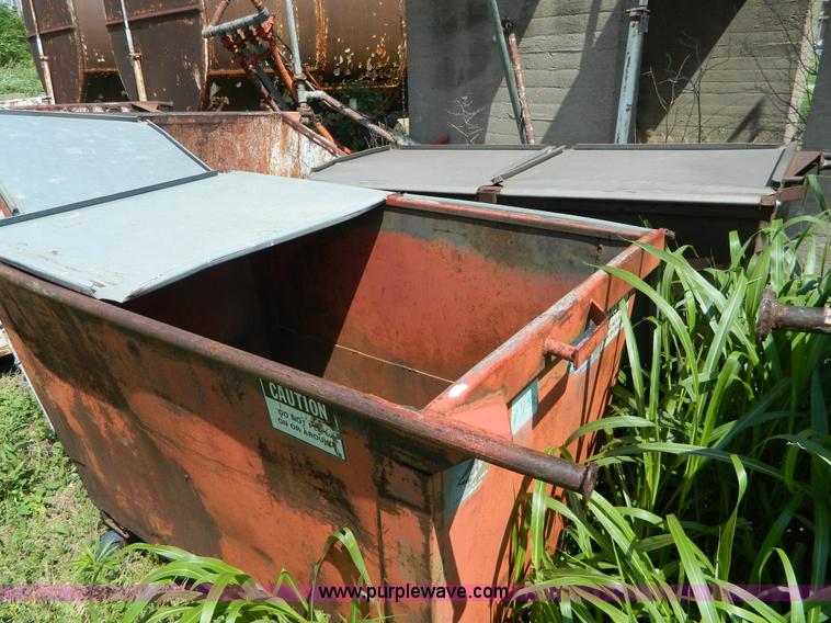 image for item Y9022 (18) assorted metal dumpsters