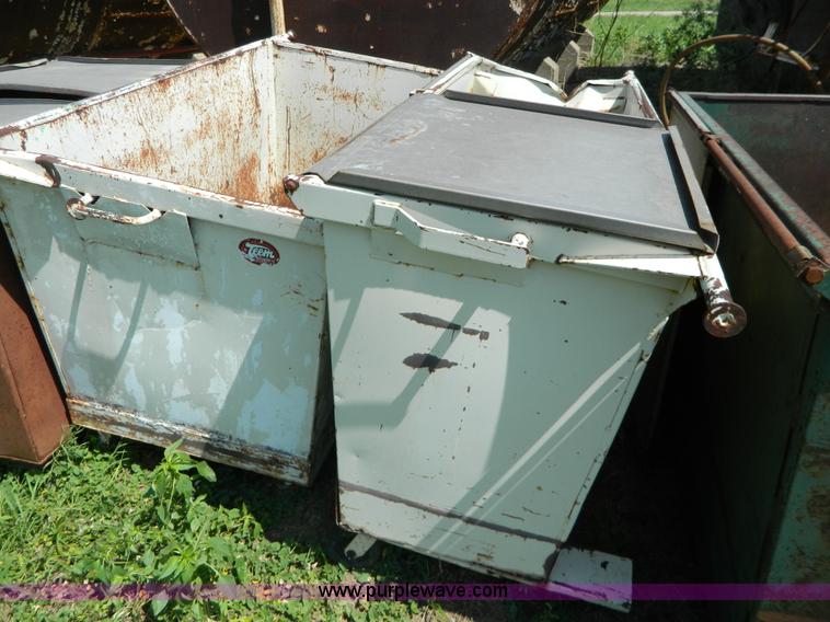 image for item Y9022 (18) assorted metal dumpsters