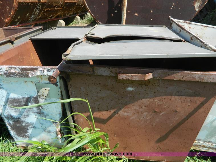 image for item Y9022 (18) assorted metal dumpsters