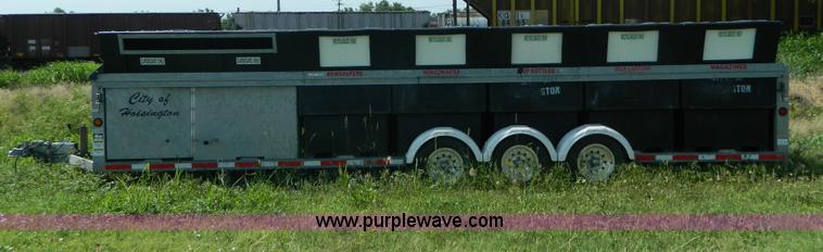 image for item Y9023 2007 Alley Cat triple axle recycle trailer