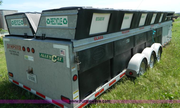 image for item Y9023 2007 Alley Cat triple axle recycle trailer