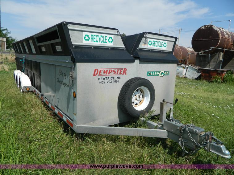 image for item Y9023 2007 Alley Cat triple axle recycle trailer