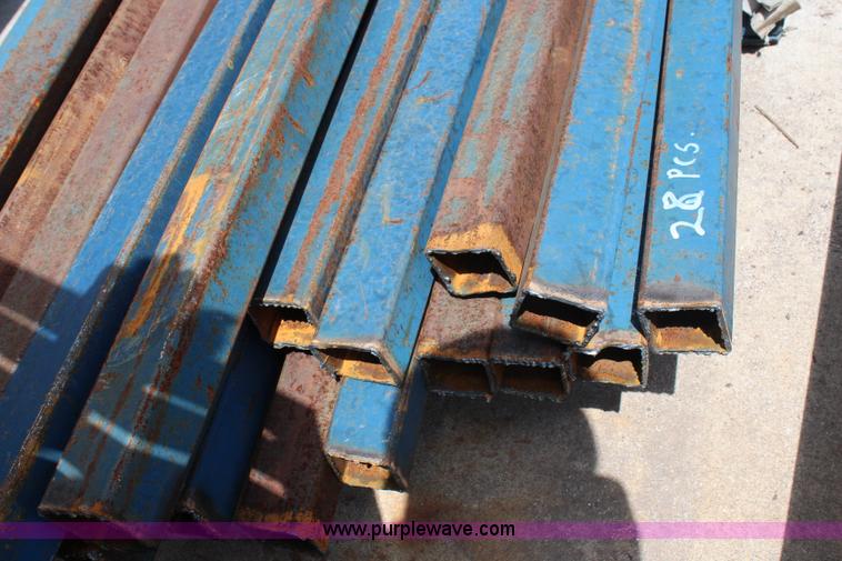 image for item AU9121 (28) 10'L x 2.5" square tubing