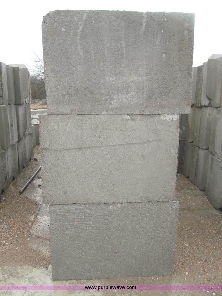 image for item C1248 (32) 3'L x 2'W x 2'H concrete bunker blocks