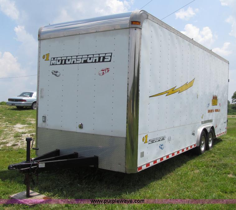 image for item D7434 2000 Pace American ConQuest tandem axle vending trailer
