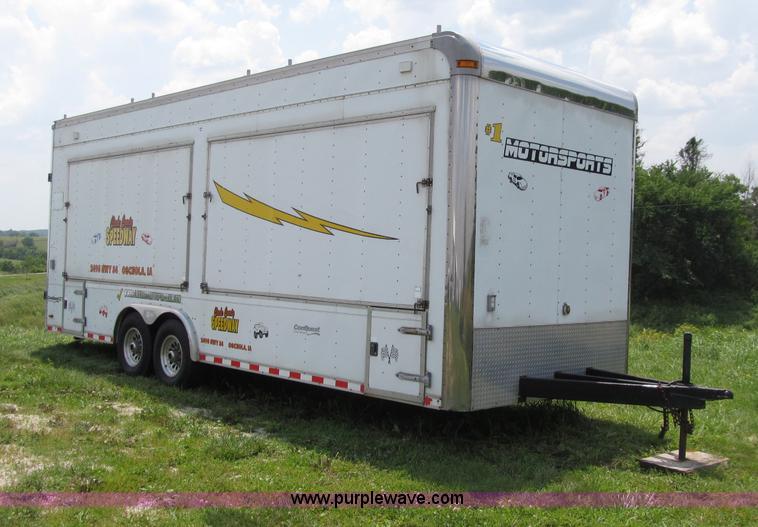 image for item D7434 2000 Pace American ConQuest tandem axle vending trailer