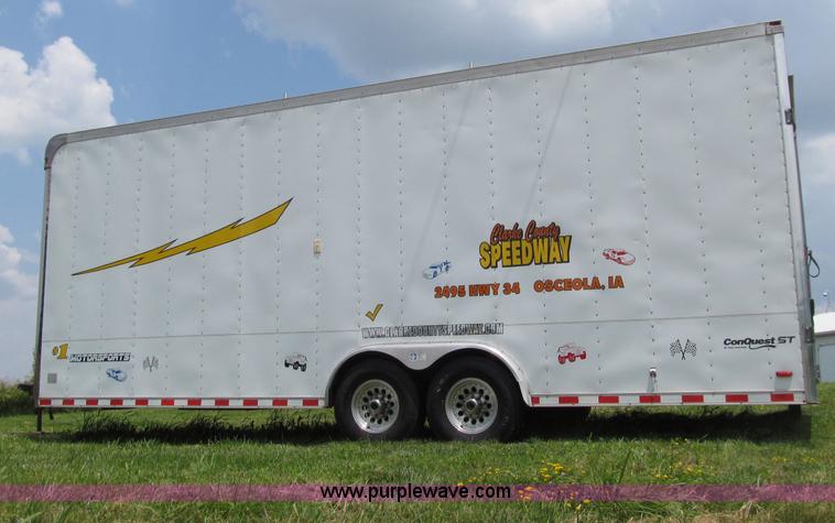image for item D7434 2000 Pace American ConQuest tandem axle vending trailer