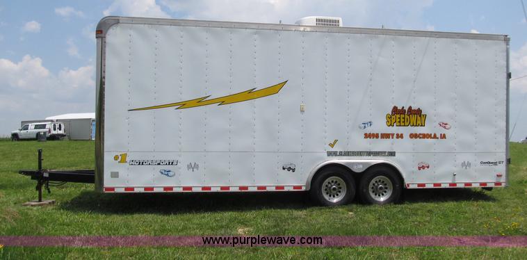 image for item D7434 2000 Pace American ConQuest tandem axle vending trailer