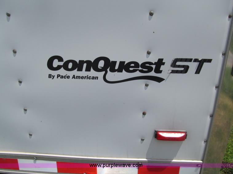 image for item D7434 2000 Pace American ConQuest tandem axle vending trailer