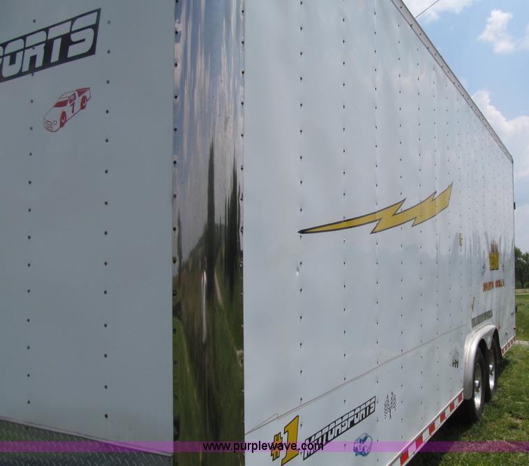 image for item D7434 2000 Pace American ConQuest tandem axle vending trailer