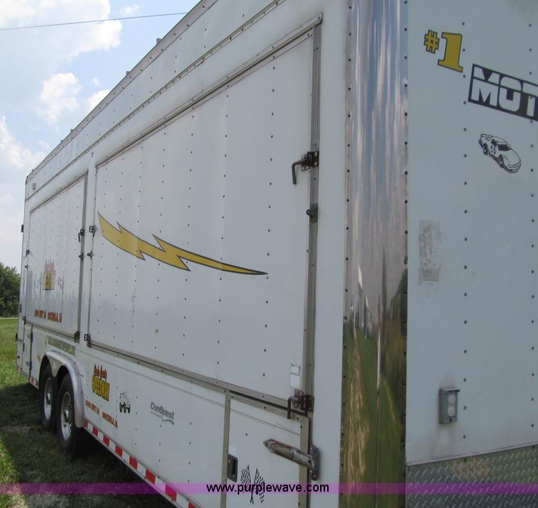 image for item D7434 2000 Pace American ConQuest tandem axle vending trailer