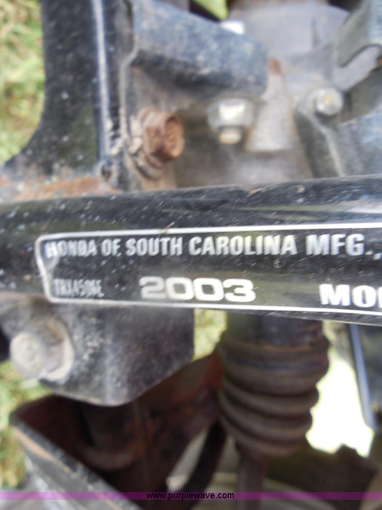 image for item F3222 2003 Honda Foreman 450ES ATV