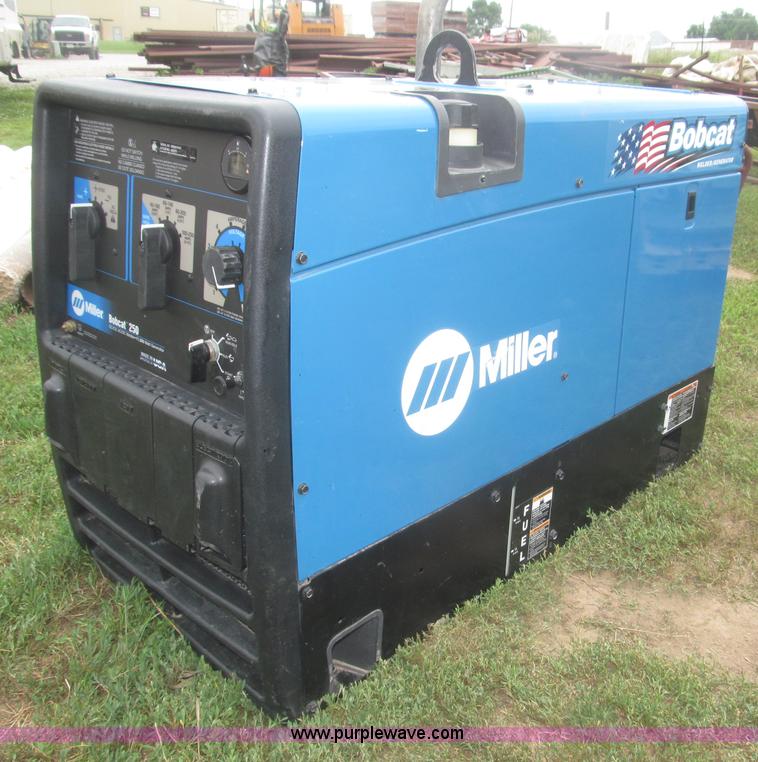 image for item F7034 2011 Miller Bobcat 250 CC/CV AC/DC welder generator