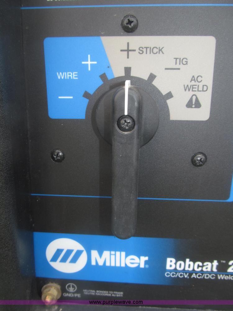 image for item F7034 2011 Miller Bobcat 250 CC/CV AC/DC welder generator