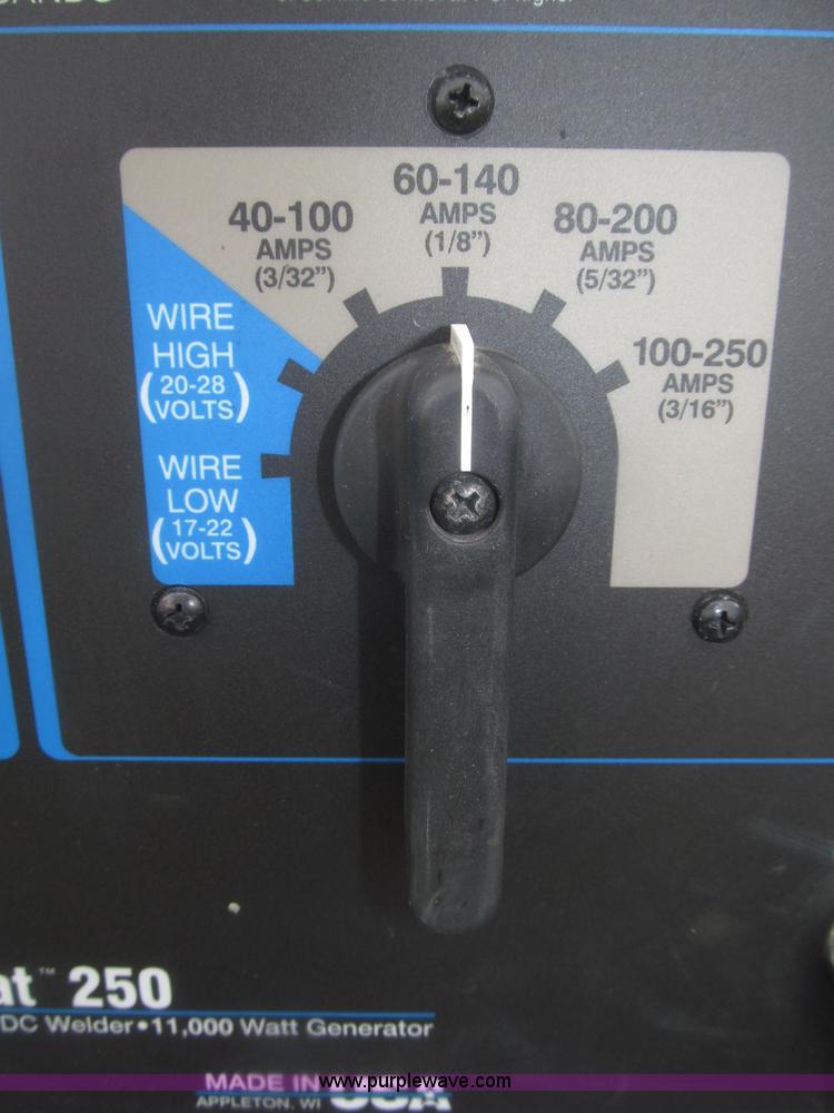 image for item F7034 2011 Miller Bobcat 250 CC/CV AC/DC welder generator