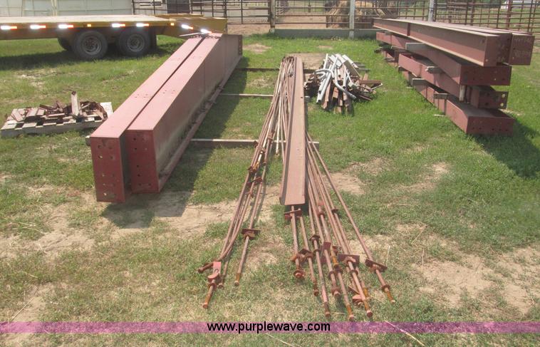 image for item F7043 80'L x 75'W x 16'H red iron